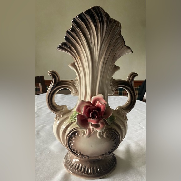 Beautiful Vintage Capodimonte Large Two Handled Italian Porcelain Vase Urn - Picture 2 of 10